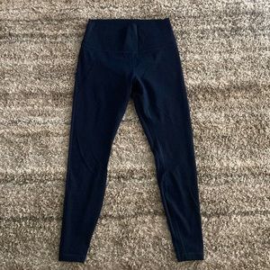 Lululemon - high rise navy blue leggings